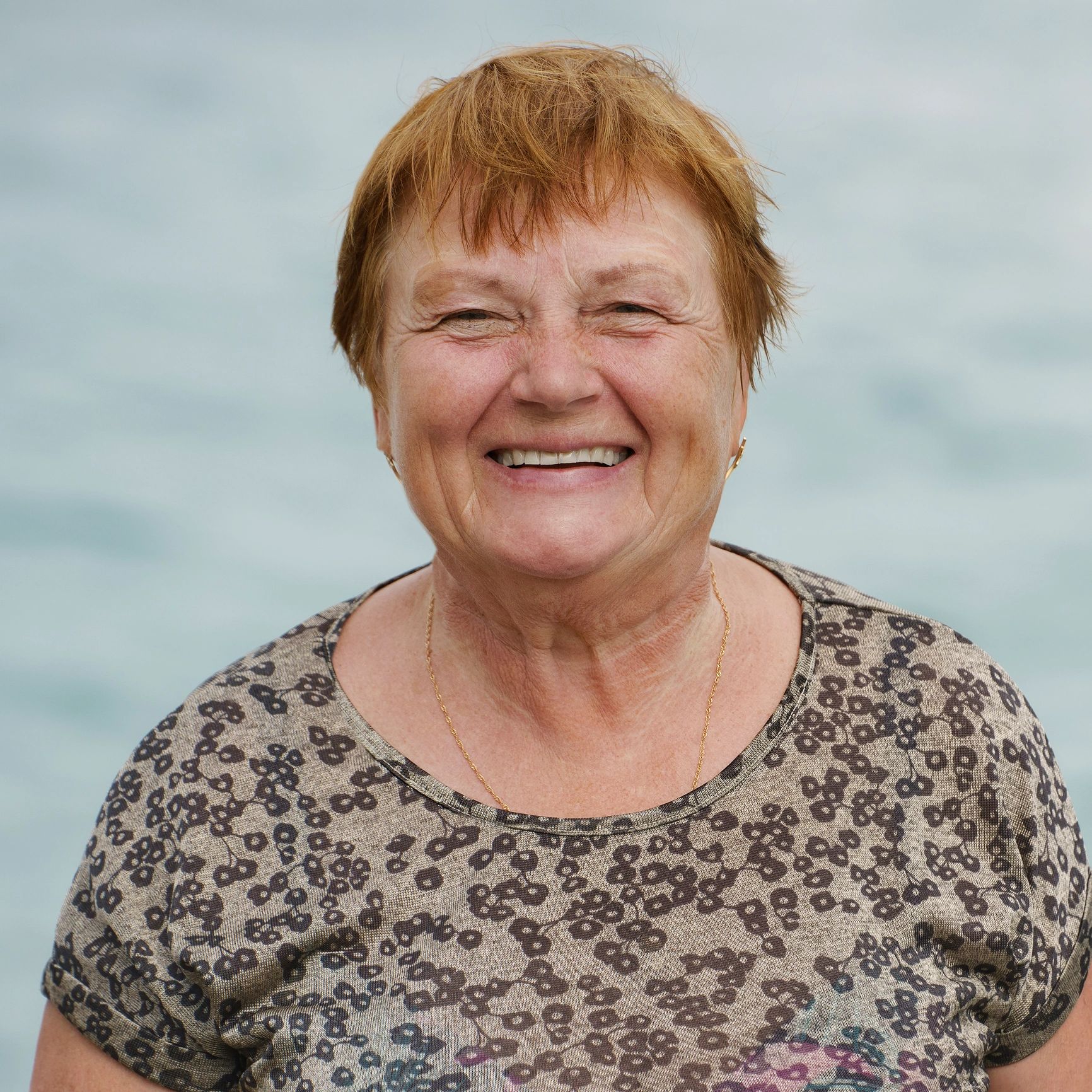 Portrait of a woman outdoors